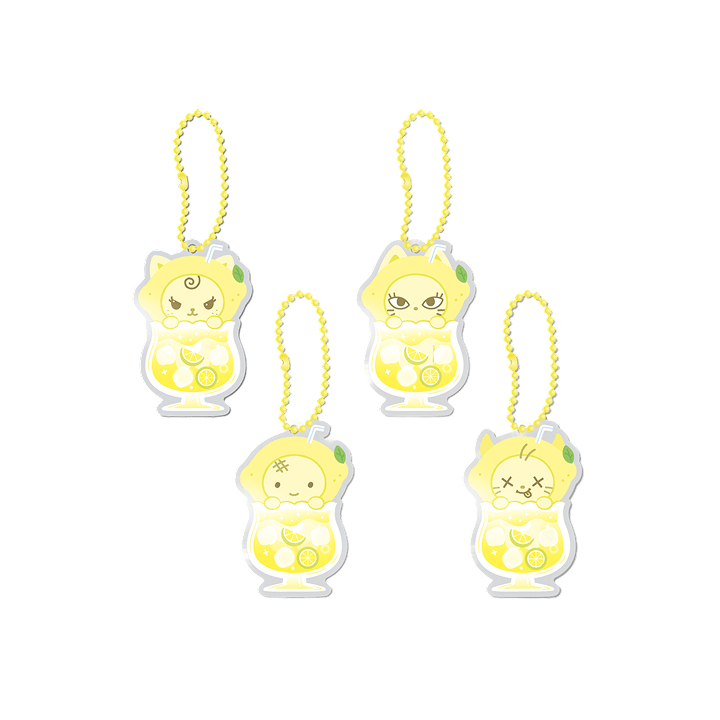 [PREORDER 13/6 CLOSE] AESPA <MAKE IT LEMONADE> OFFICIAL MD RANDOM MINI ACRYLIC SHAKER KEYRING