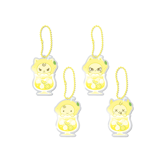 [PREORDER 13/6 CLOSE] AESPA <MAKE IT LEMONADE> OFFICIAL MD RANDOM MINI ACRYLIC SHAKER KEYRING