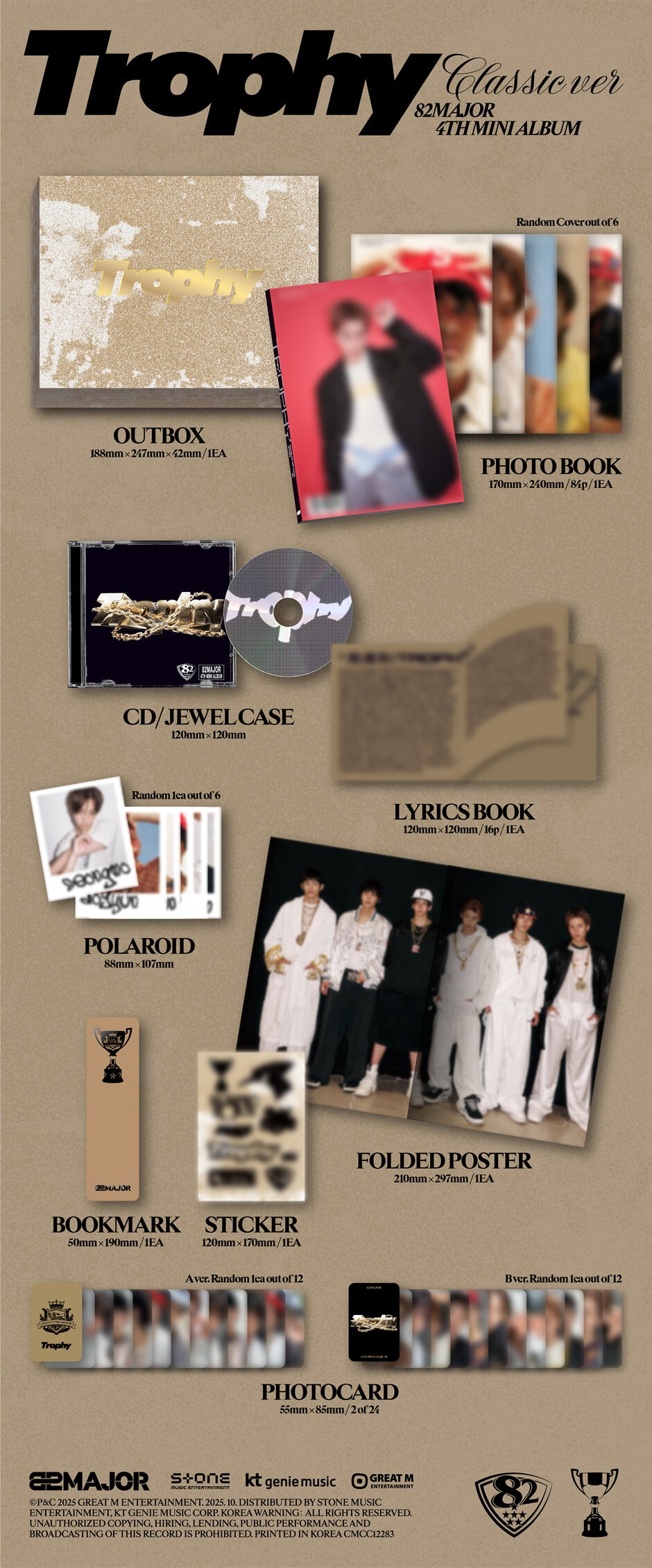 [PREORDER] 82MAJOR <Trophy> Classic ver