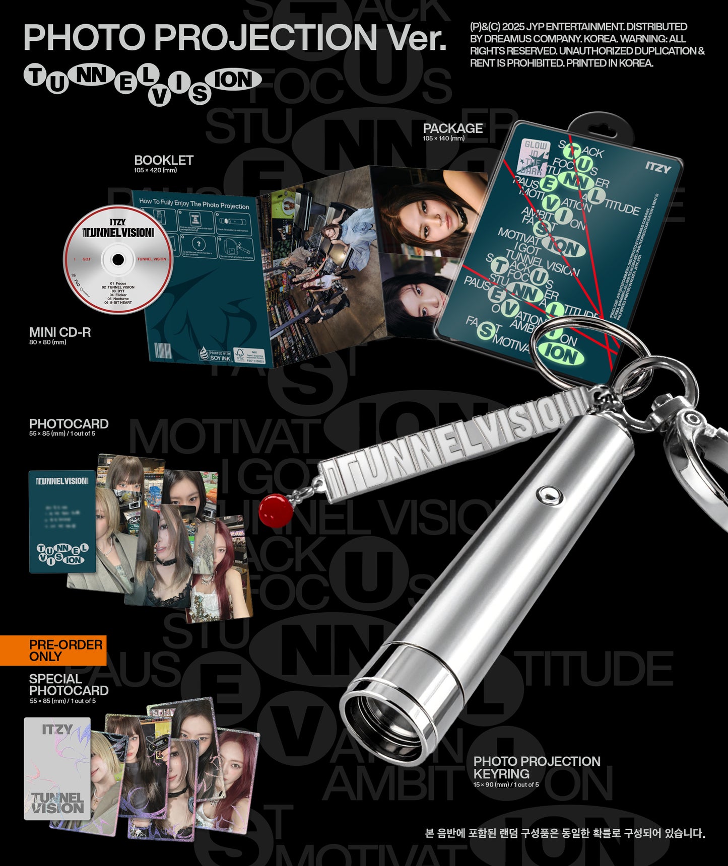 ITZY <TUNNEL VISION> Photo Projection Ver