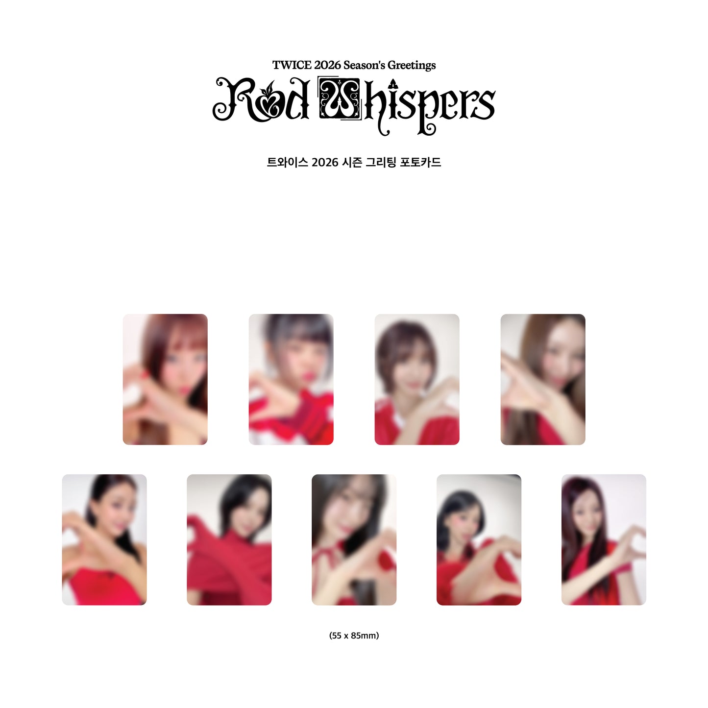 TWICE <RED WHISPERS> 2026 SEASON'S GREETINGS