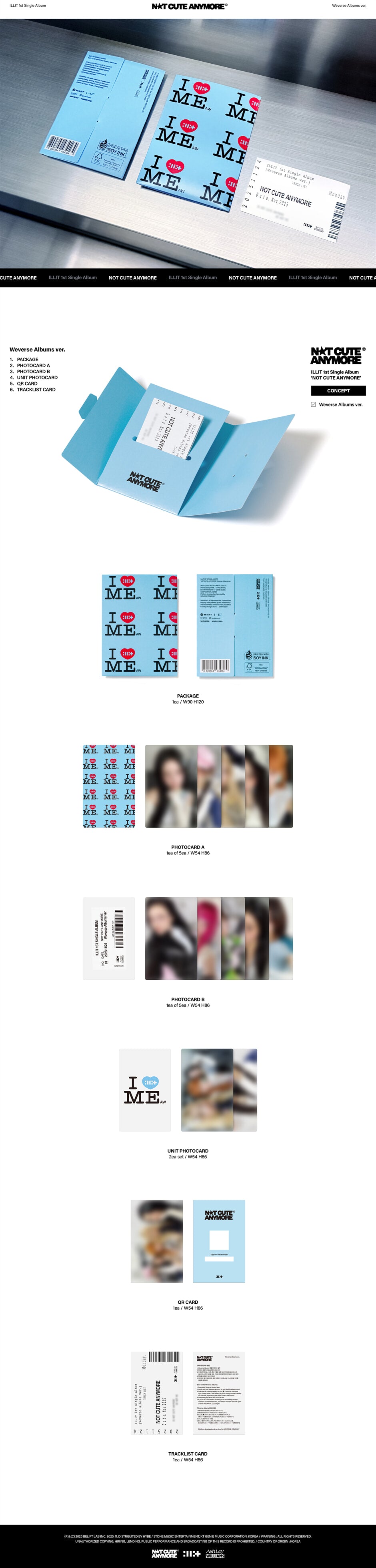 ILLIT <NOT CUTE ANYMORE> WEVERSE VER