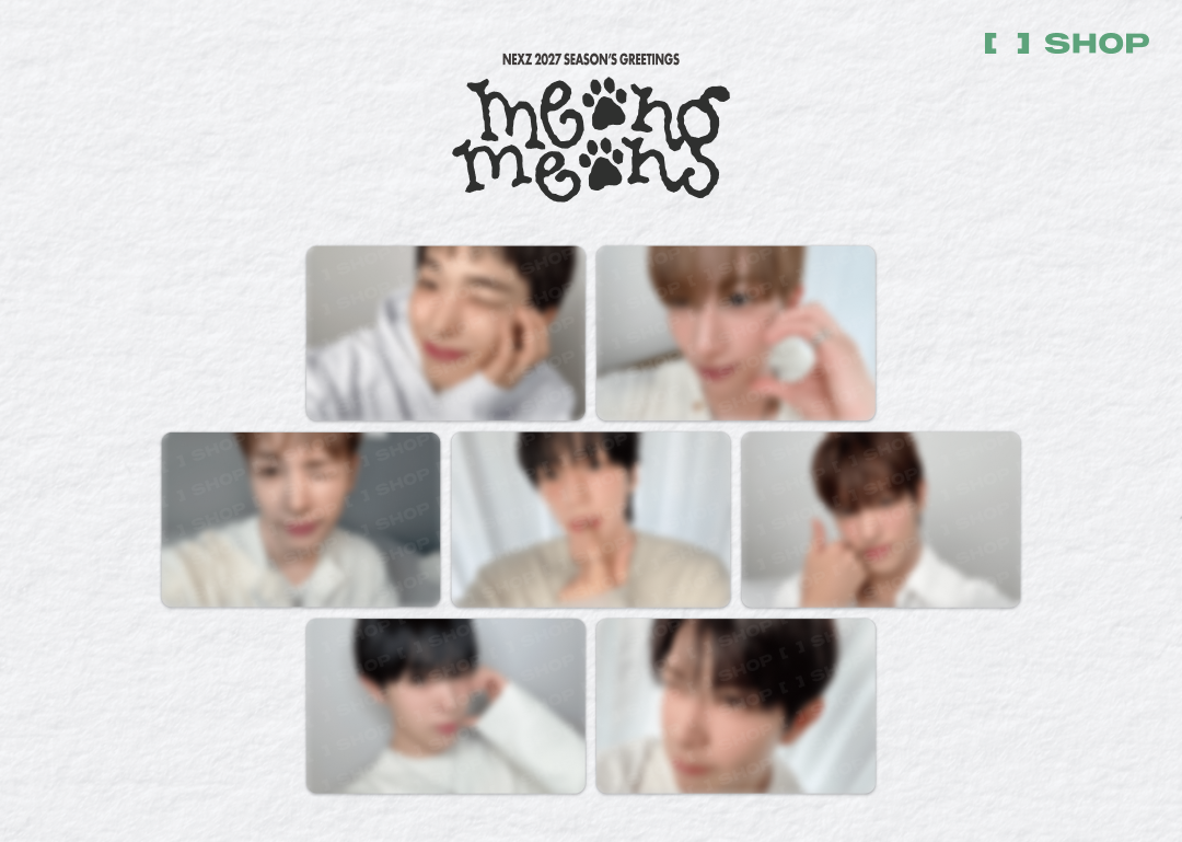 NEXZ [meong meong] 2027 SEASON’S GREETINGS FANSHOP POB