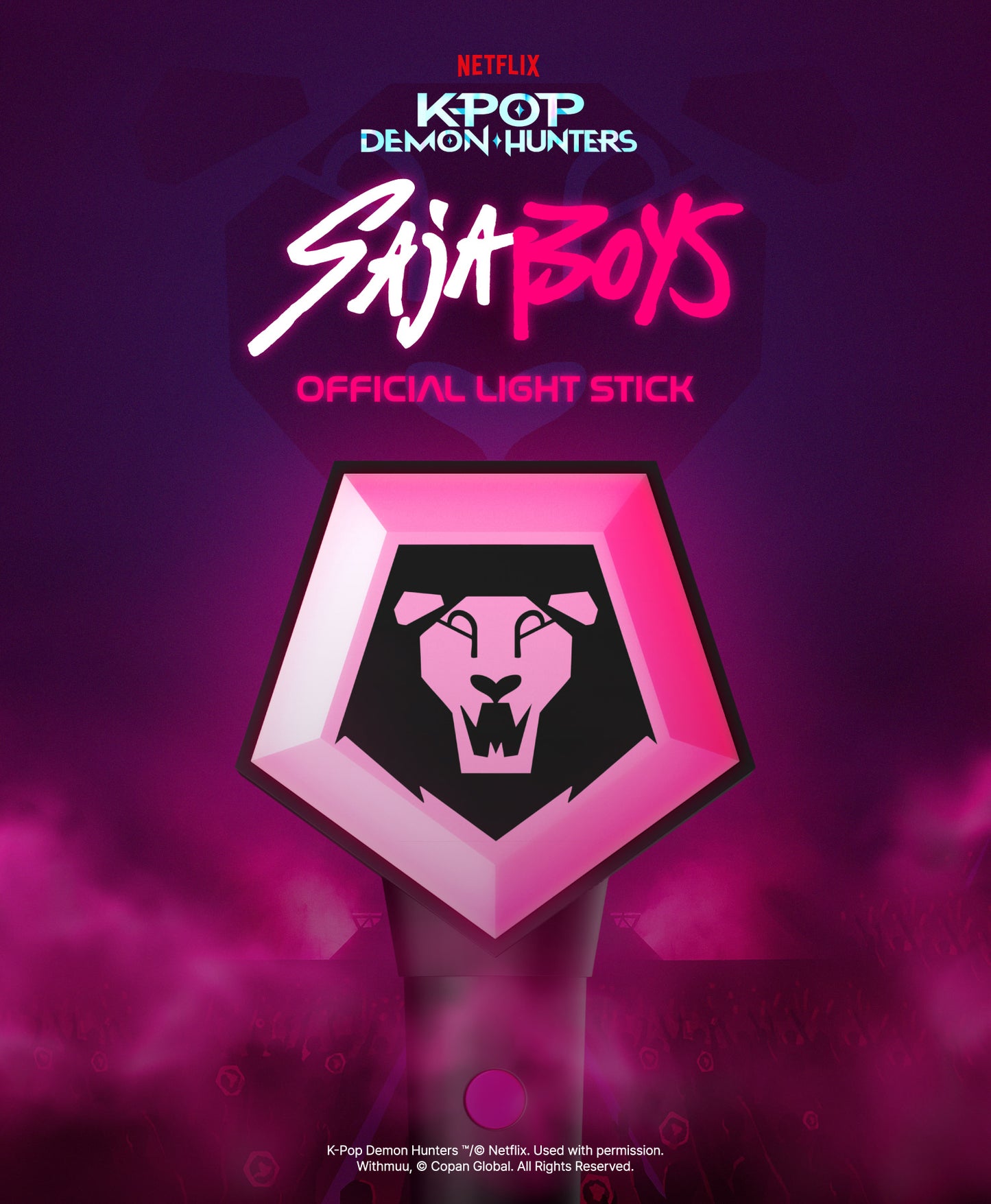 【预购】KPOP恶魔猎人 - SAJA BOYS官方应援棒