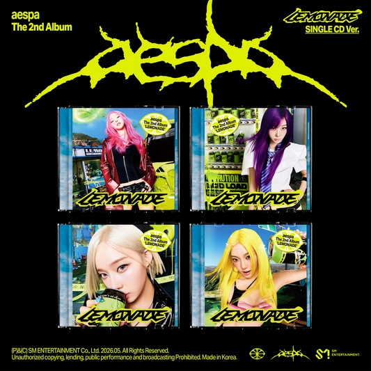 [PREORDER] AESPA <LEMONADE> U.S Exclusive Single CD