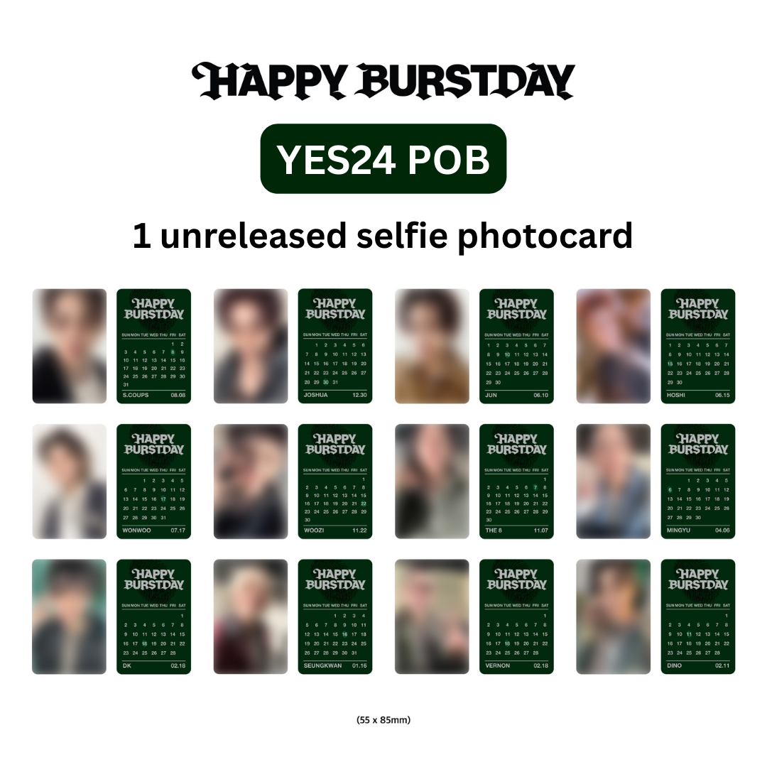 SEVENTEEN <HAPPY BURSTDAY> CARAT VER