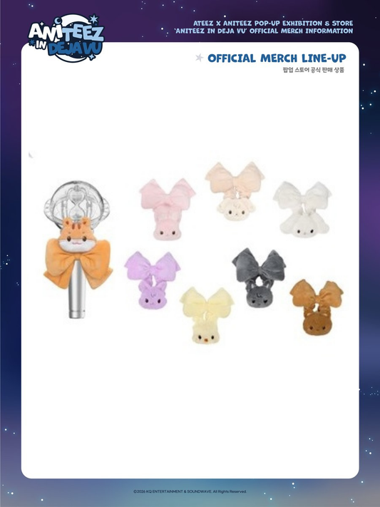 [PREORDER OFFLINE PROXY] ATEEZ [ANITEEZ IN Deja Vu] TINY LIGHT STICK SCRUNCHIE