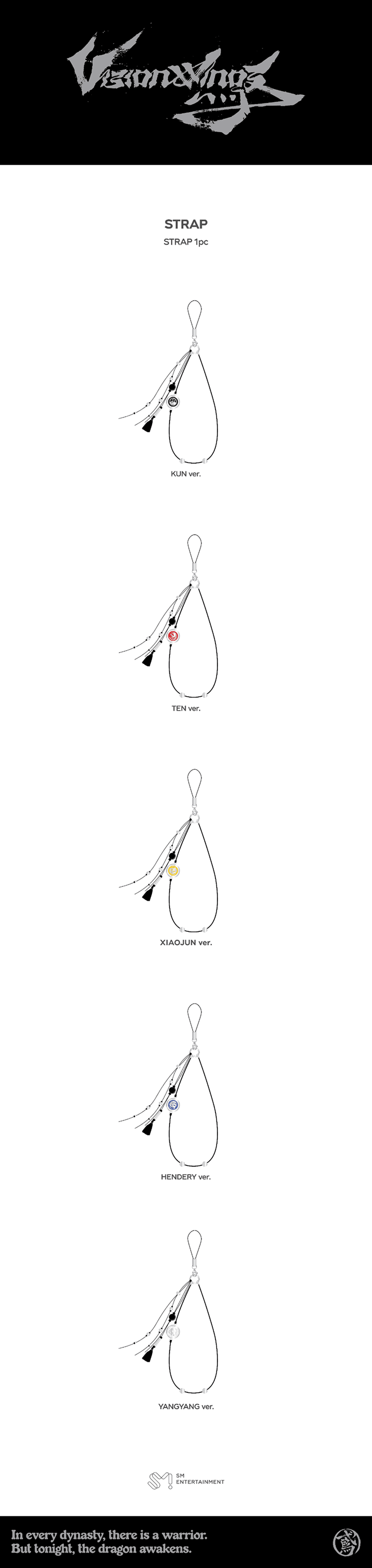 [PREORDER 25/8 CLOSED] WAYV [Vision Wings] OFFICIAL MD STRAP