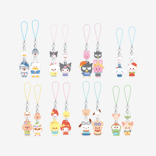 [PREORDER 23/6 CLOSE] STRAY KIDS <SKZOO X SANRIO CHARACTERS> MINI FIGURE COUPLE KEYRING