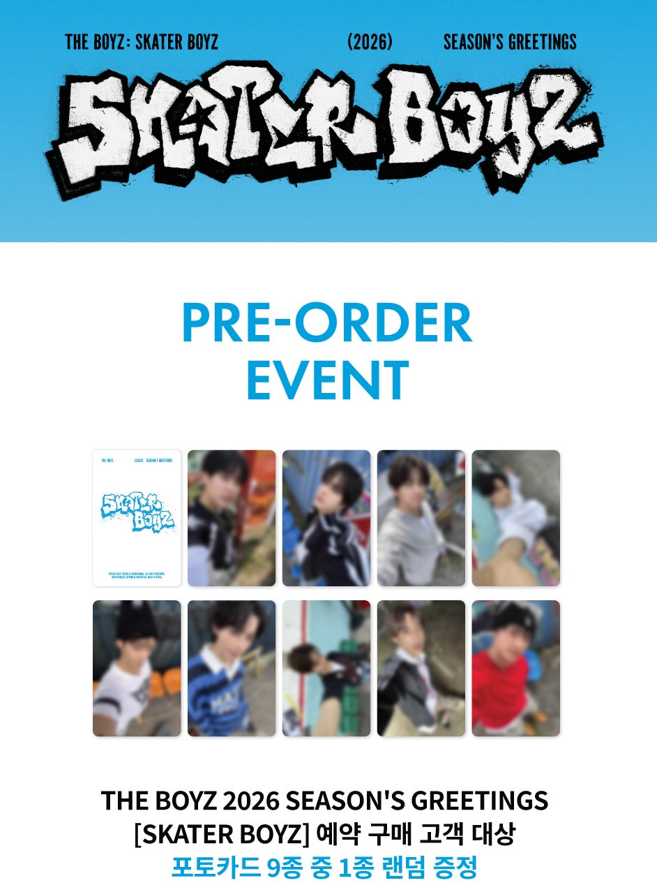 [PREORDER] THE BOYZ <THE BOYZ : SKATER BOYZ> 2026 SEASON'S GREETINGS