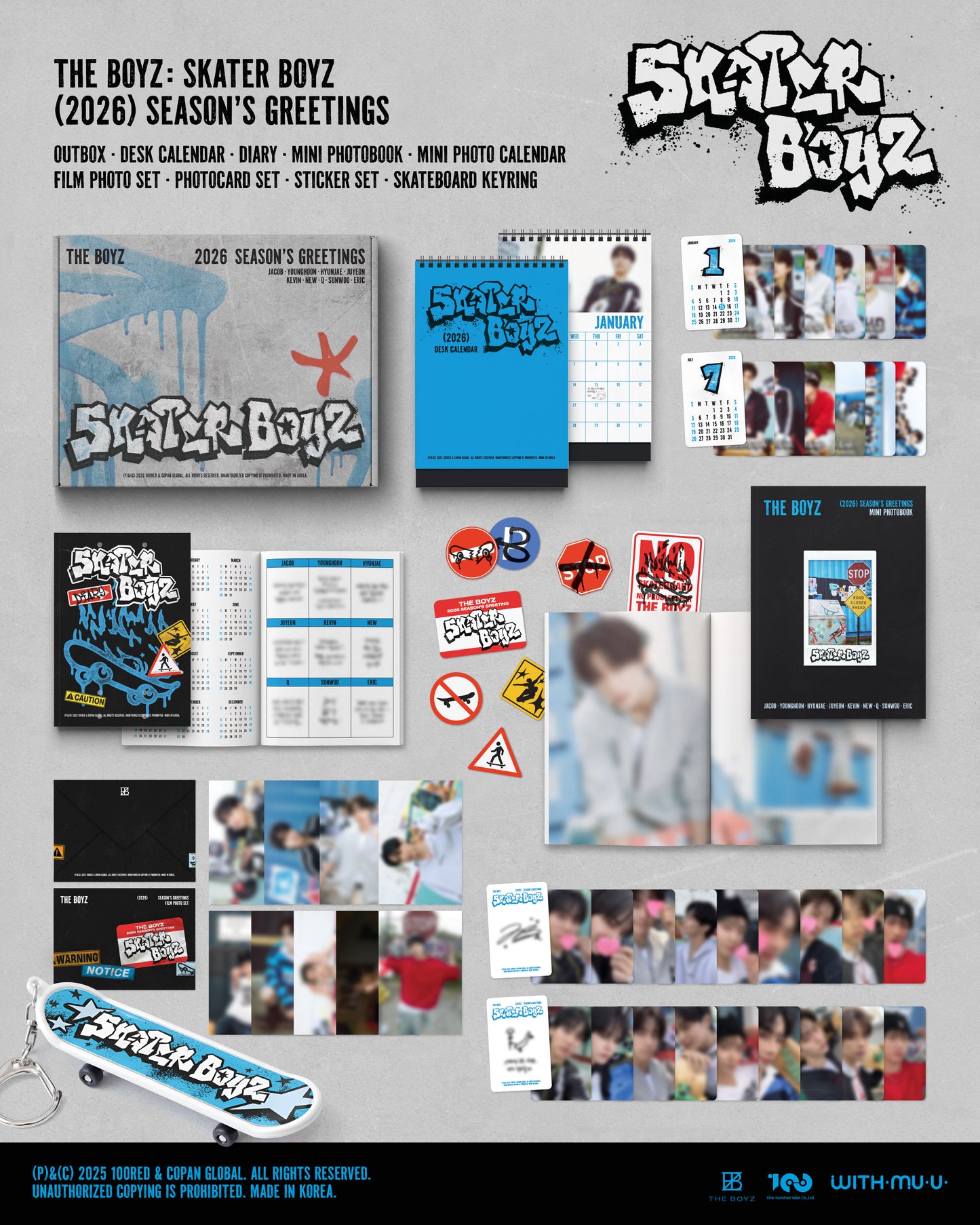 [PREORDER] THE BOYZ <THE BOYZ : SKATER BOYZ> 2026 SEASON'S GREETINGS