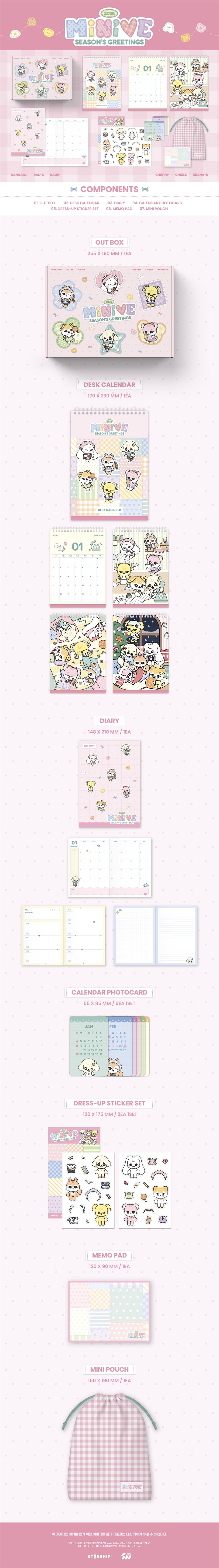 [PREORDER] IVE <MINIVE> 2026 SEASON'S GREETINGS