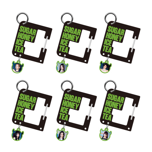 [PREORDER] BABYMONSTER <SUGAR HONEY ICE TEA> JAPAN MD Acrylic carabiner with charm