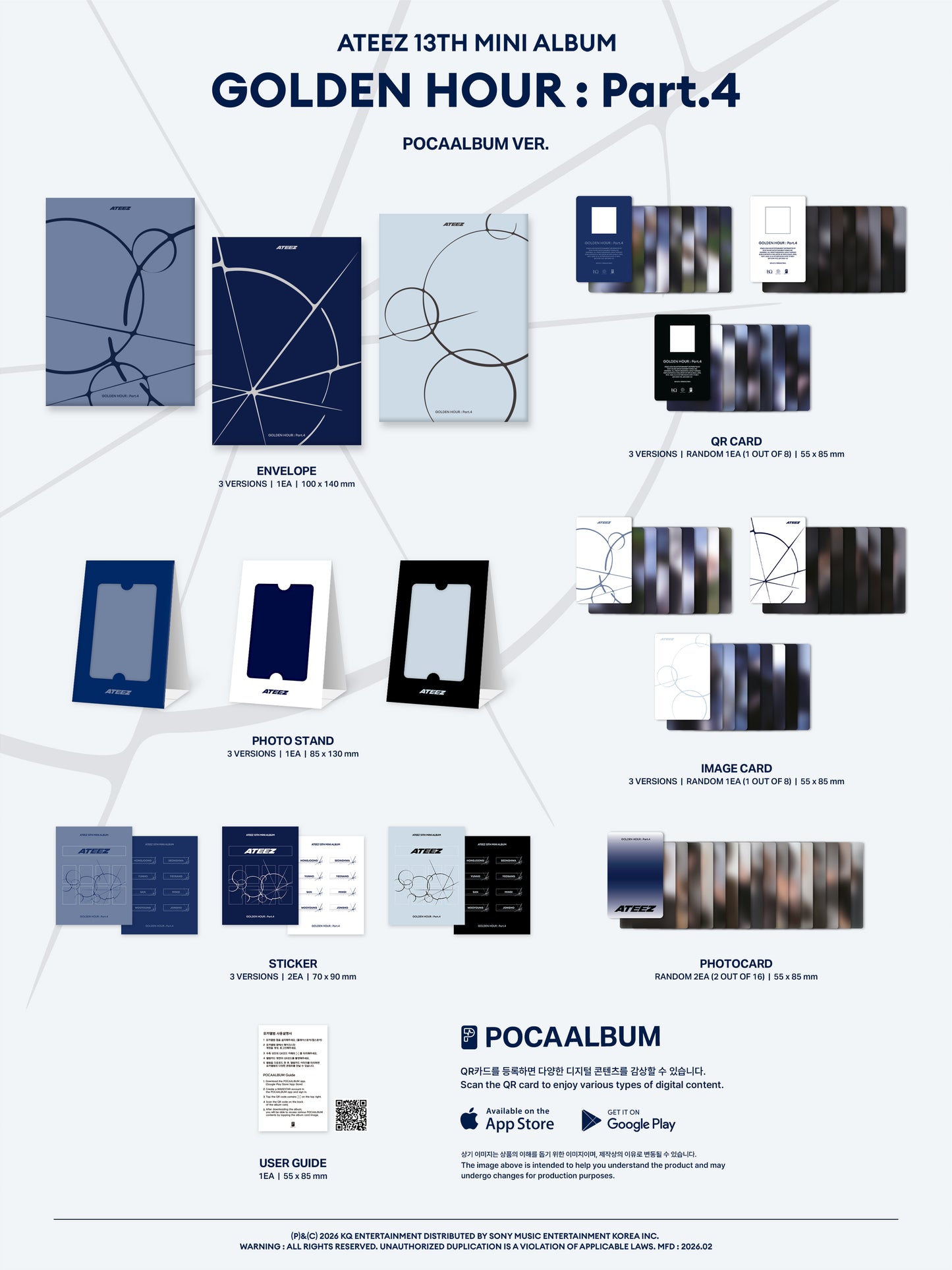 ATEEZ <GOLDEN HOUR : Part.4> POCAALBUM VER