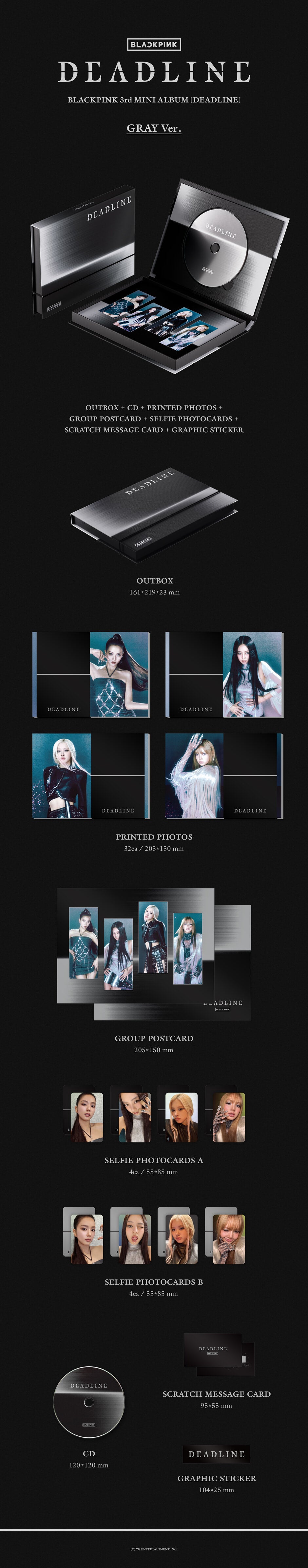 BLACKPINK <DEADLINE> GRAY VER