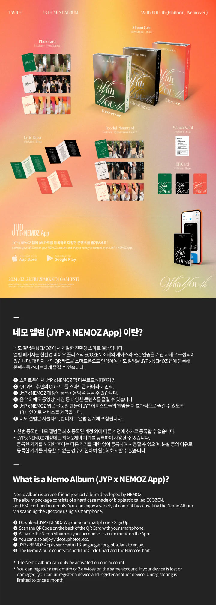 TWICE <WITH YOU-TH> PLATFORM NEMO VER