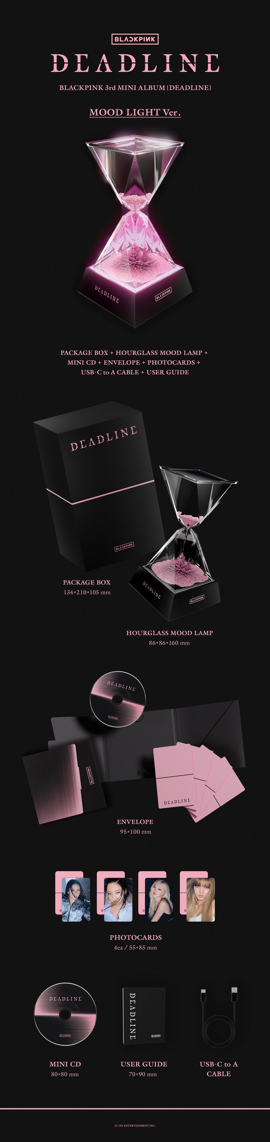 BLACKPINK <DEADLINE> MOOD LIGHT VER