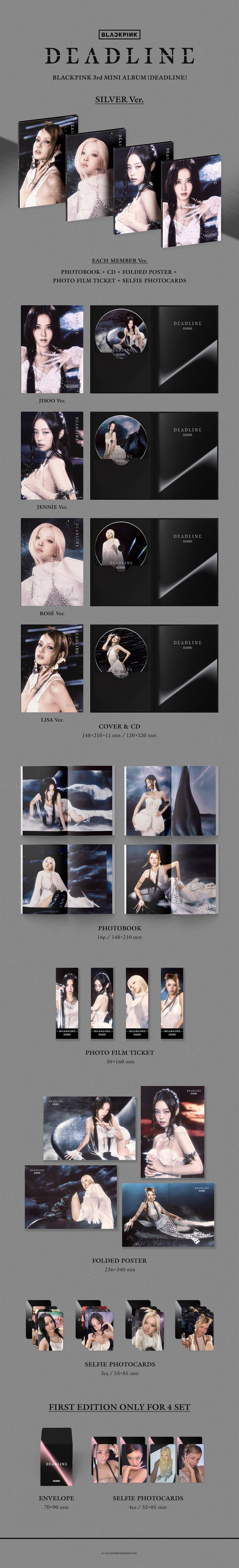 BLACKPINK <DEADLINE> SILVER VER