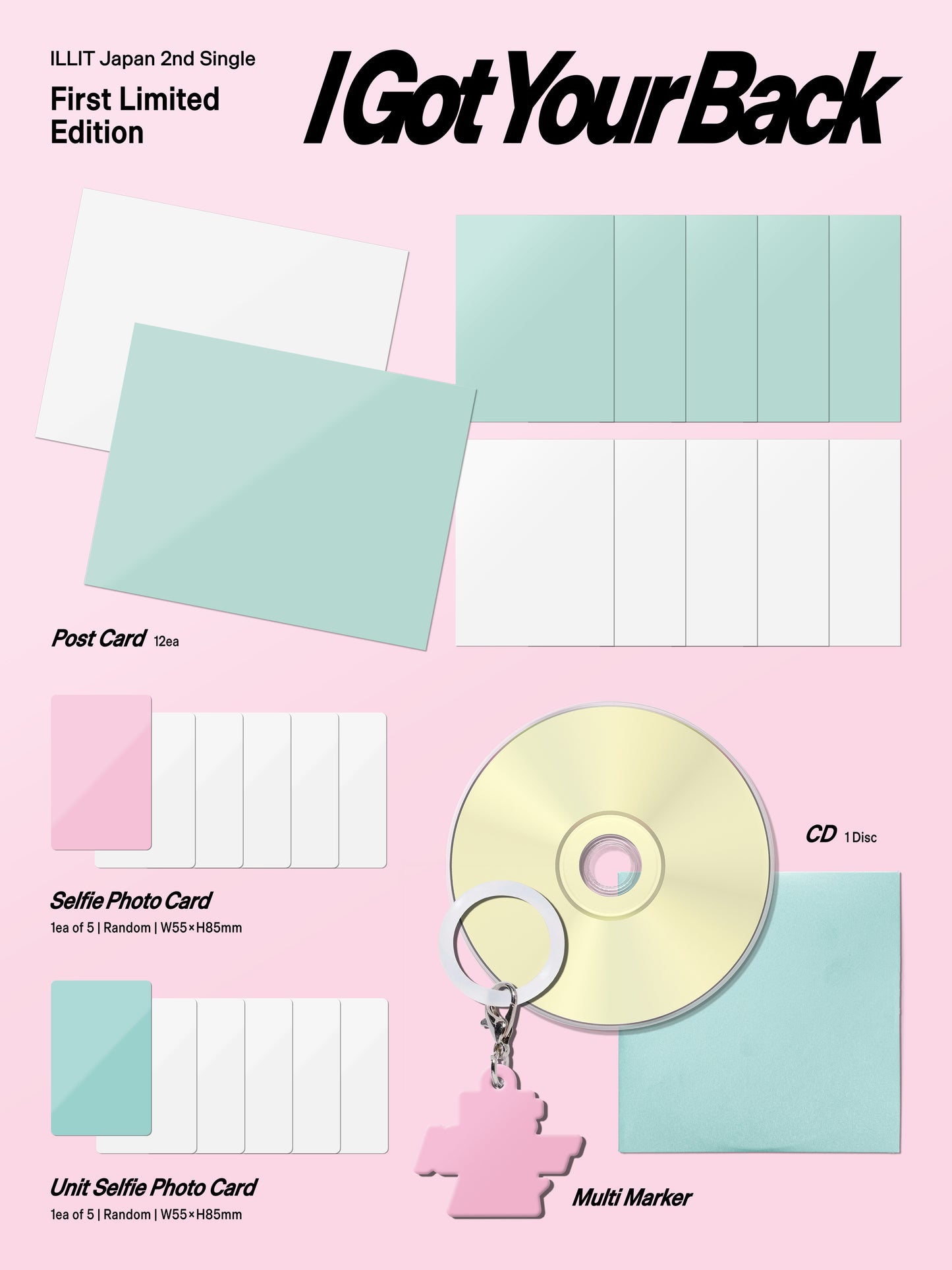 [PREORDER] ILLIT <I Got Your Back> Japan 2nd Single LIMITED EDITION
