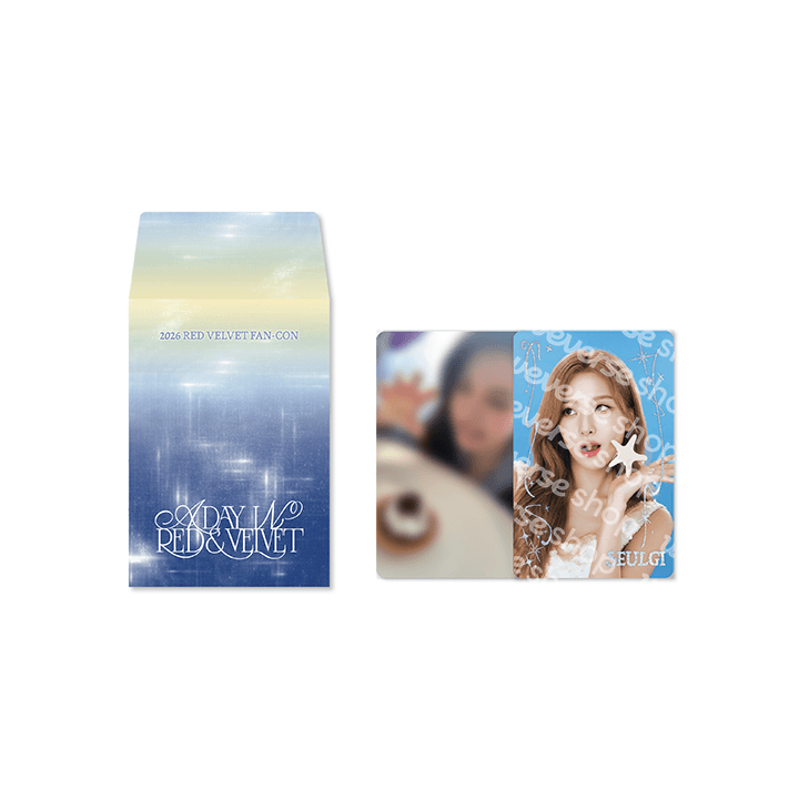 [PREORDER] RED VELVET <A Day in Red & Velvet> FAN-CON TRADING CARD
