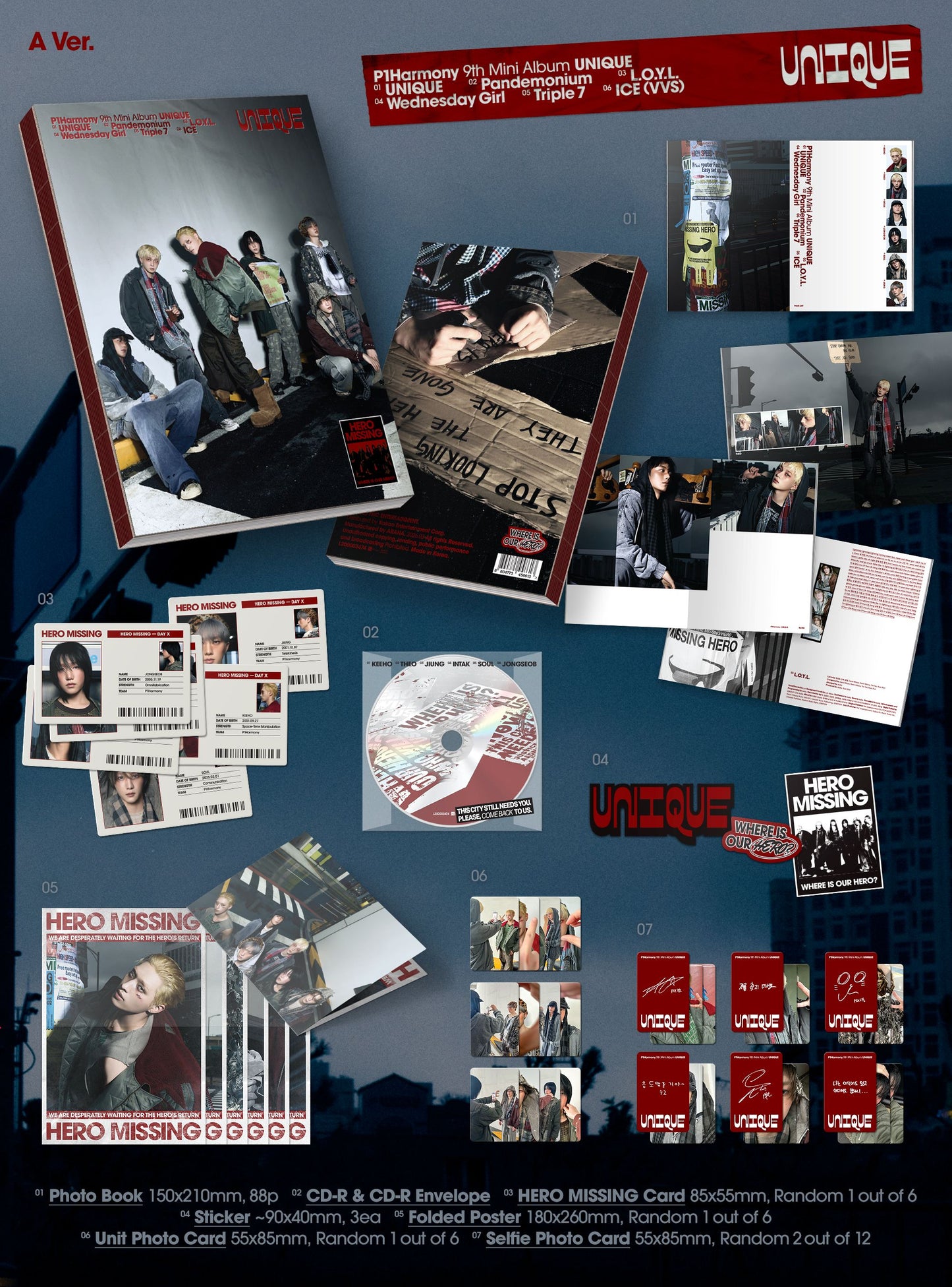 [PREORDER] P1HARMONY <UNIQUE>