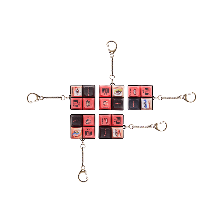 [PREORDER 20/8 CLOSED] KATSEYE [WILD] POP-UP Merch Keypad Keyring