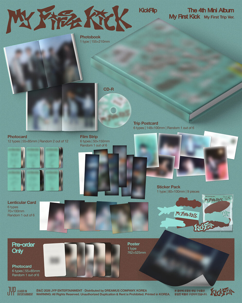 [PREORDER] KICKFLIP <My First Kick> My First Trip Ver
