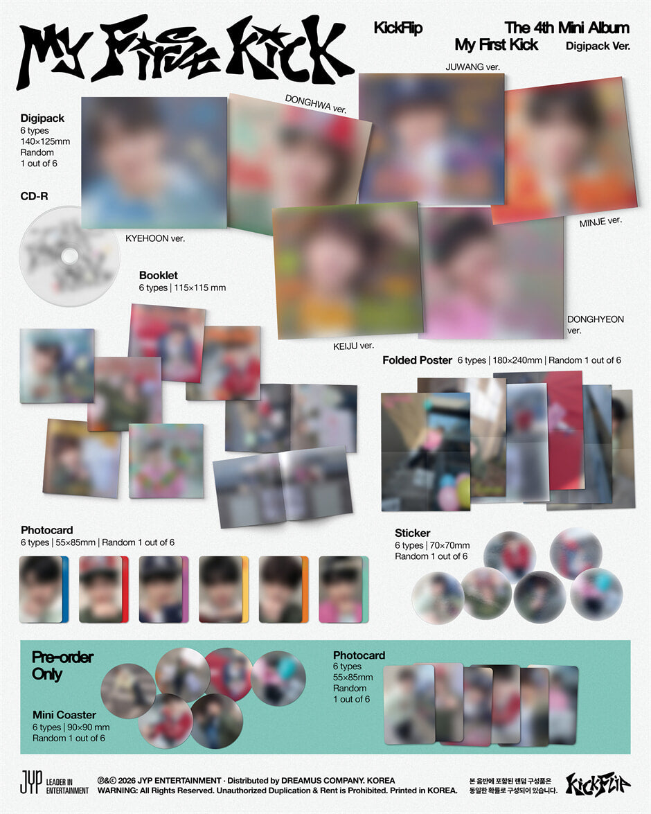 [PREORDER] KICKFLIP <My First Kick> Digipack Ver