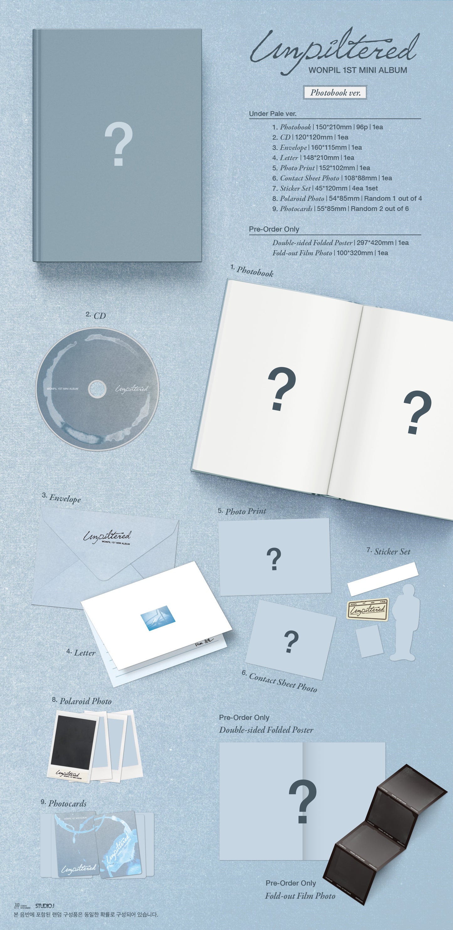 [PREORDER] WONPIL (DAY6) <Unpiltered>