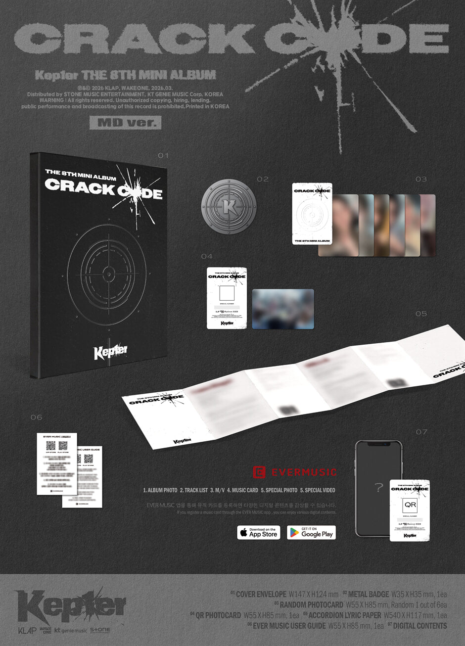 [PREORDER] KEP1ER <CRACK CODE> MD VER