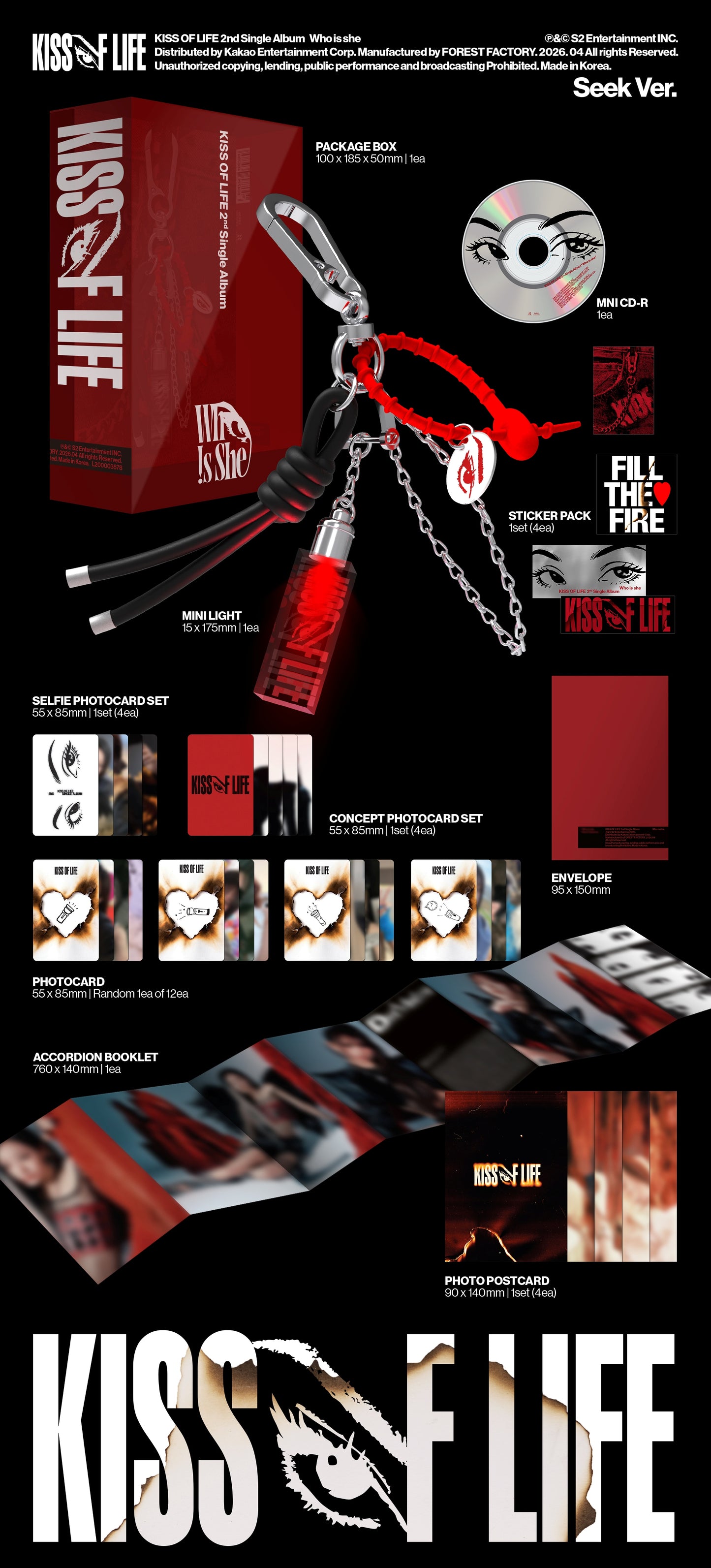 [PREORDER] KISS OF LIFE <Who is she> SEEK VER