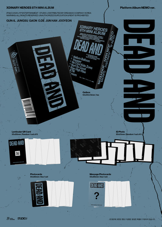 [PREORDER] XDINARY HEROES <DEAD AND> Platform Album NEMO ver