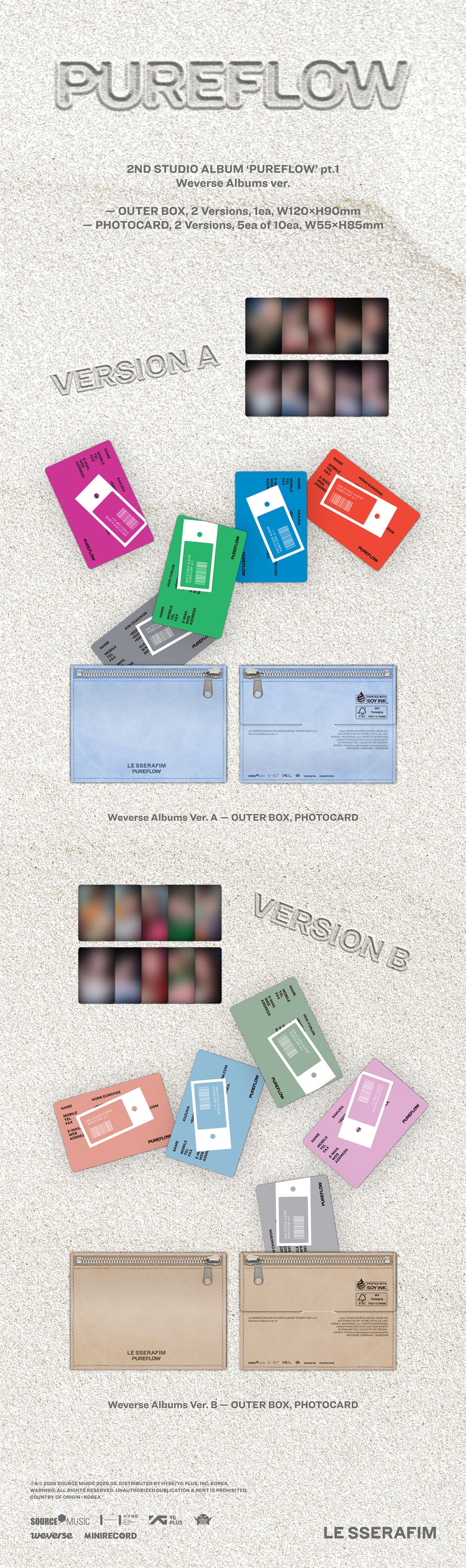 [PREORDER] LE SSERAFIM <PUREFLOW PT.1> WEVERSE VER