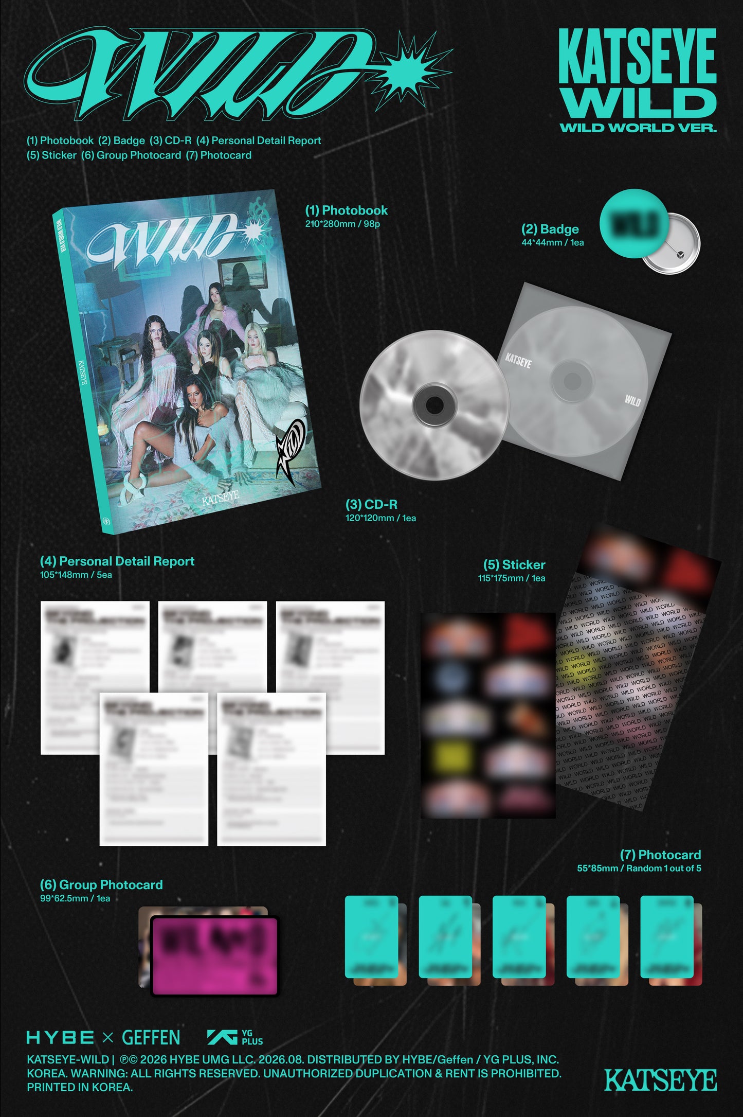 [PREORDER] KATSEYE <WILD>