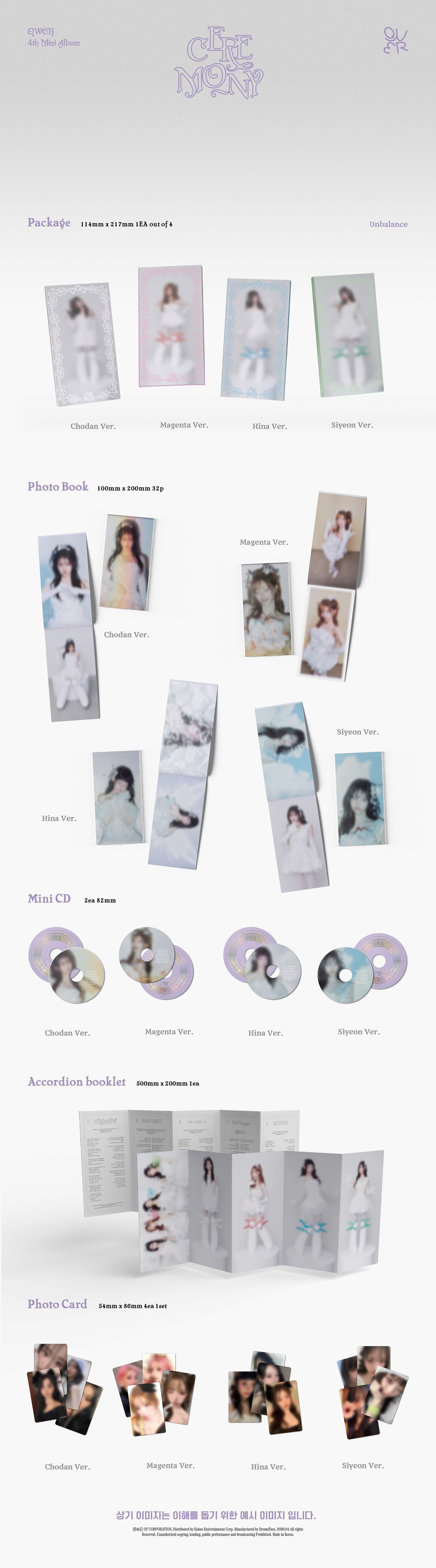 [PREORDER] QWER <CEREMONY> BOOKLET VER