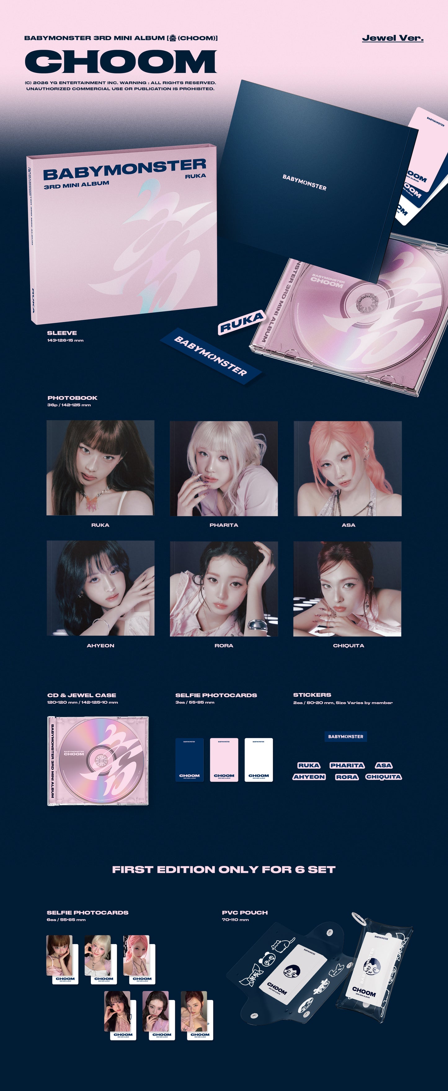 BABYMONSTER <CHOOM> Jewel Ver