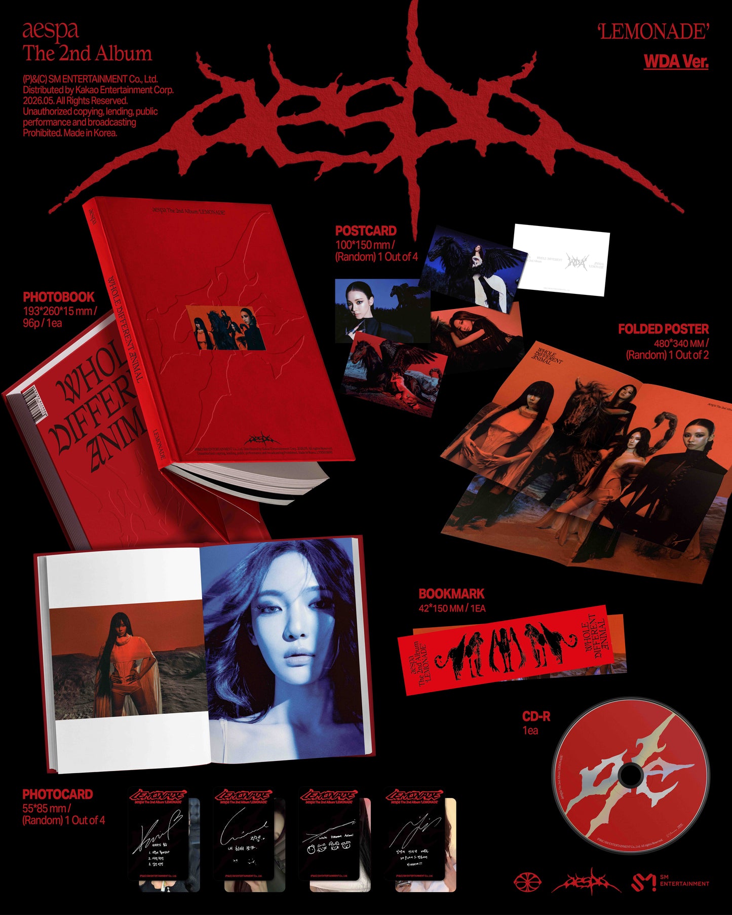 [PREORDER] AESPA <LEMONADE> WDA Ver
