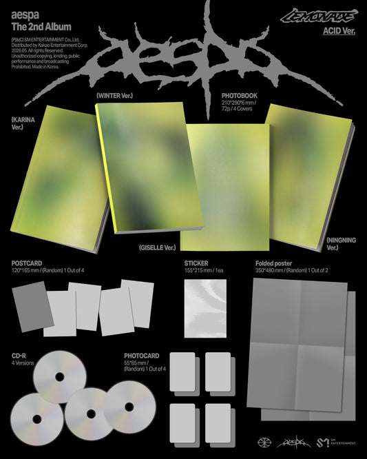 [PREORDER] AESPA <LEMONADE> ACID Ver