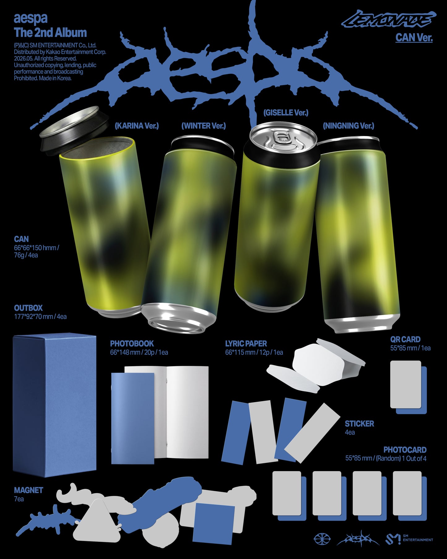 [PREORDER] AESPA <LEMONADE> CAN Ver