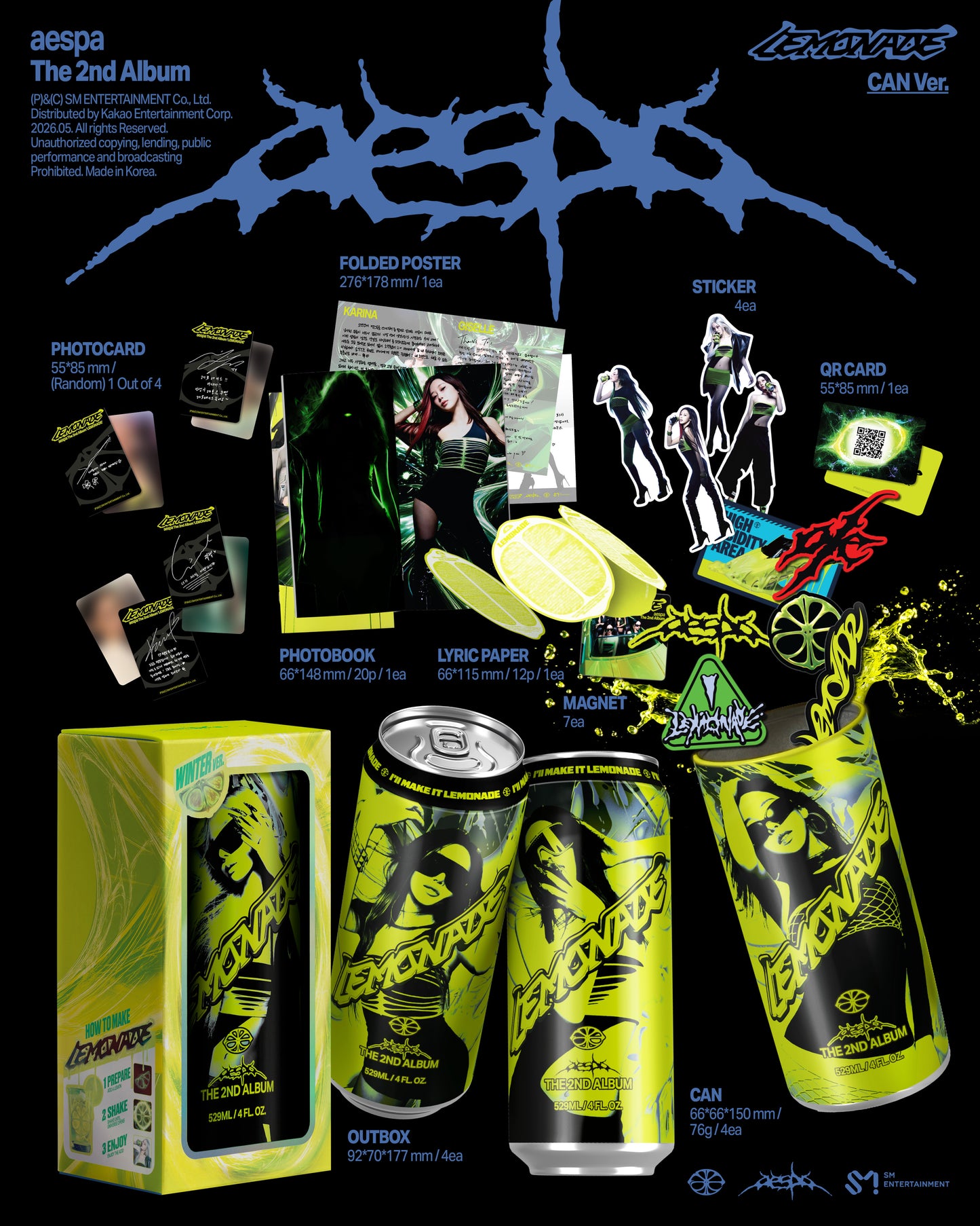 [PREORDER] AESPA <LEMONADE> CAN Ver