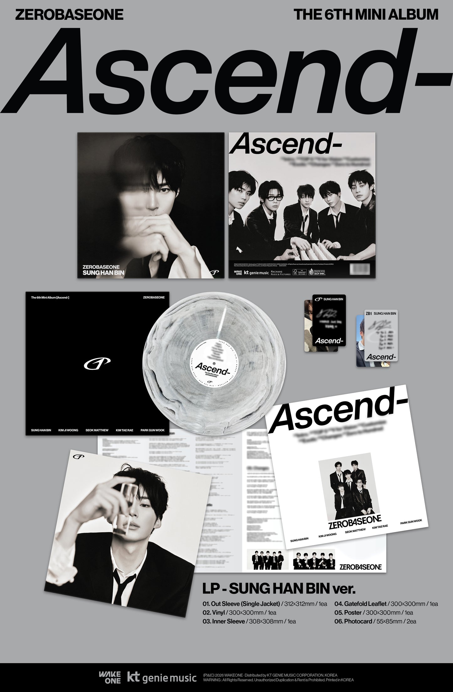 [PREORDER] ZEROBASEONE <Ascend-> LP VER