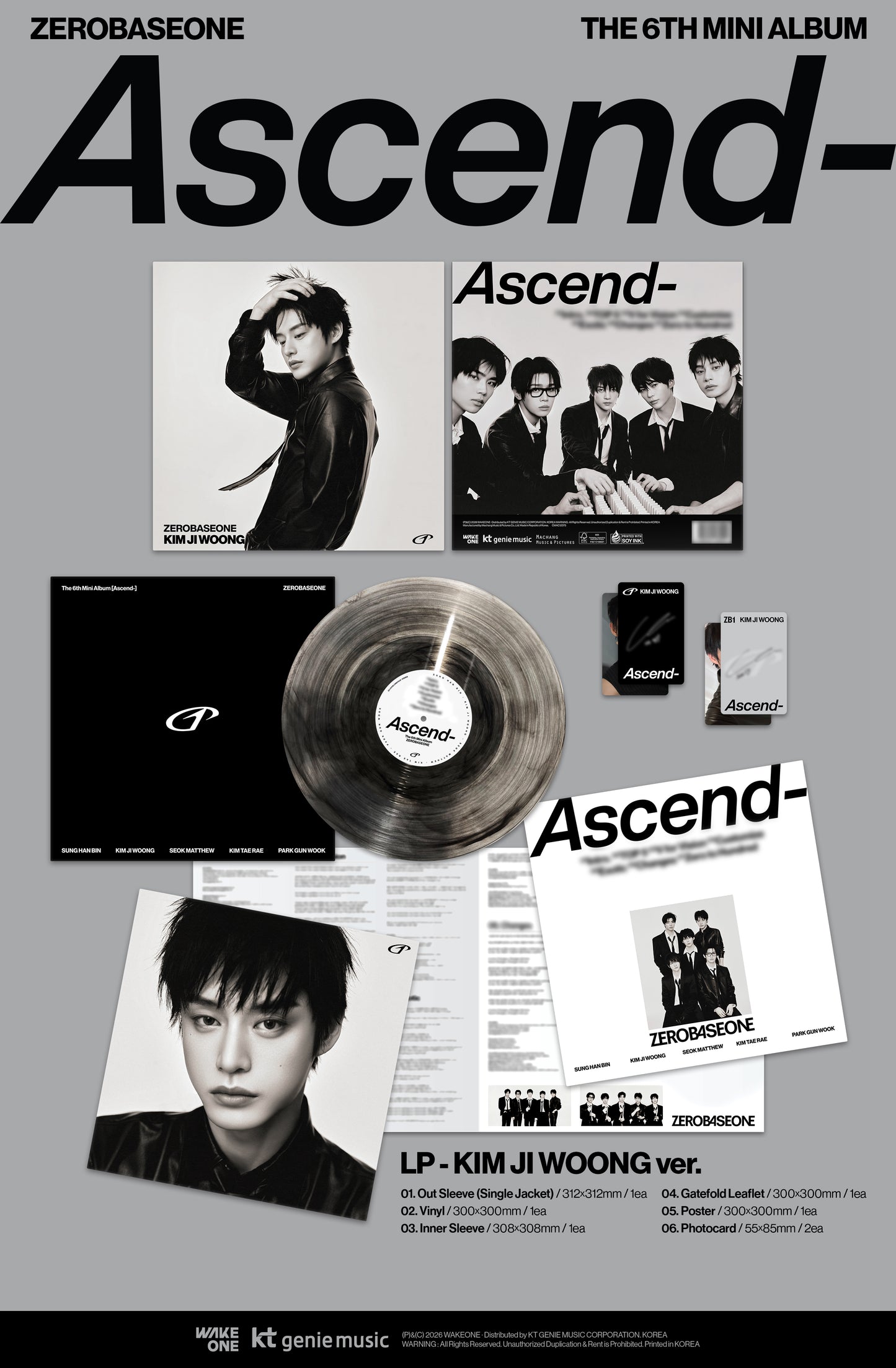 [PREORDER] ZEROBASEONE <Ascend-> LP VER