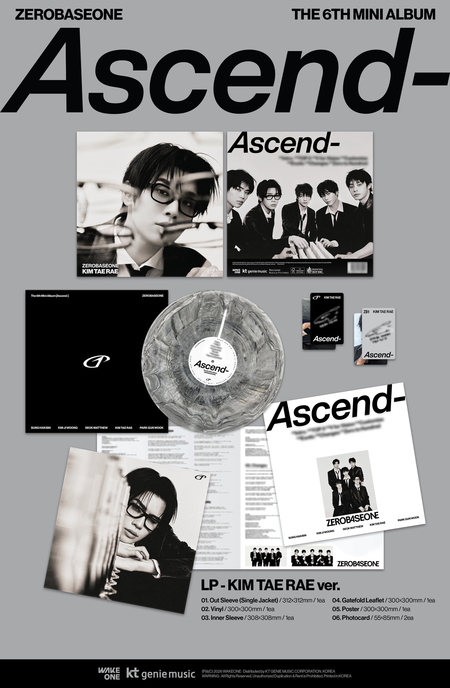 [PREORDER] ZEROBASEONE <Ascend-> LP VER