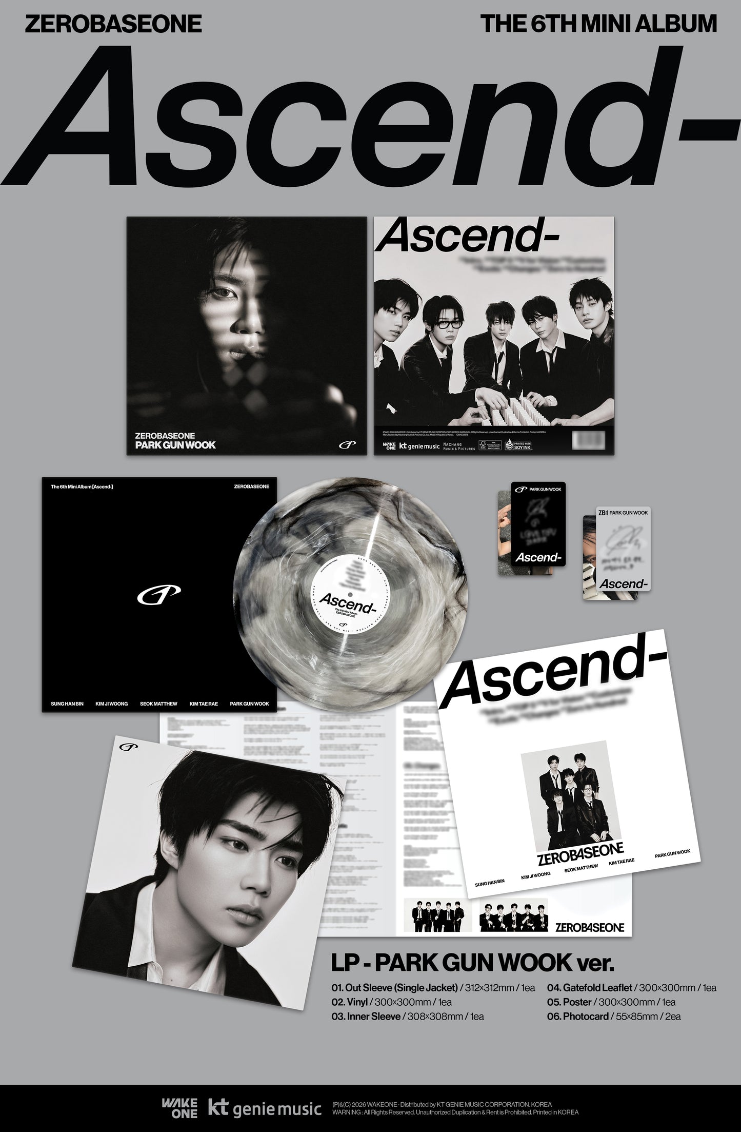 [PREORDER] ZEROBASEONE <Ascend-> LP VER