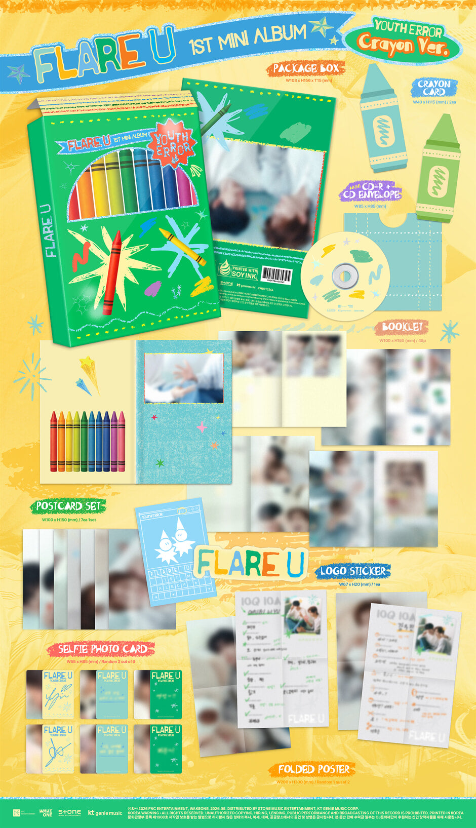[PREORDER] FLARE U <YOUTH ERROR> Crayon Ver