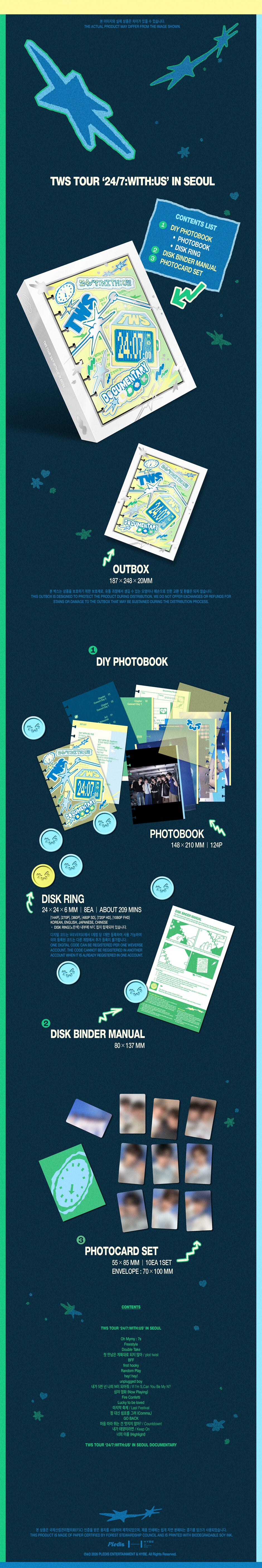 [PREORDER] TWS <TWS TOUR '24/7:WITH:US' IN SEOUL>