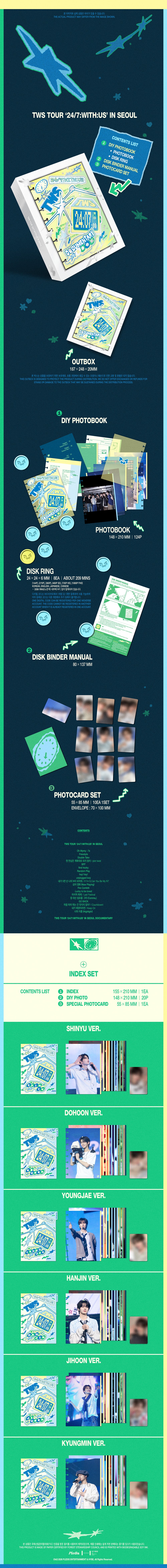 [PREORDER] TWS <TWS TOUR '24/7:WITH:US' IN SEOUL + INDEX SET>