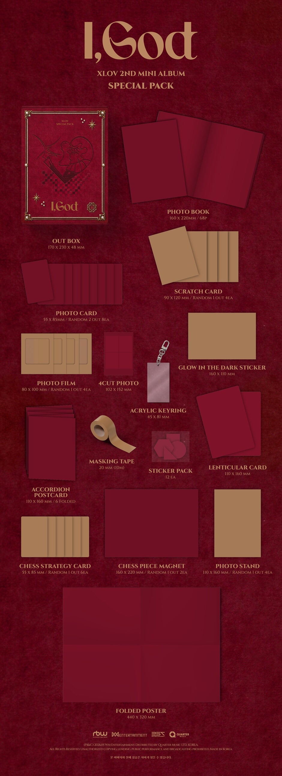 [PREORDER] XLOV <I,God> SPECIAL PACK VER