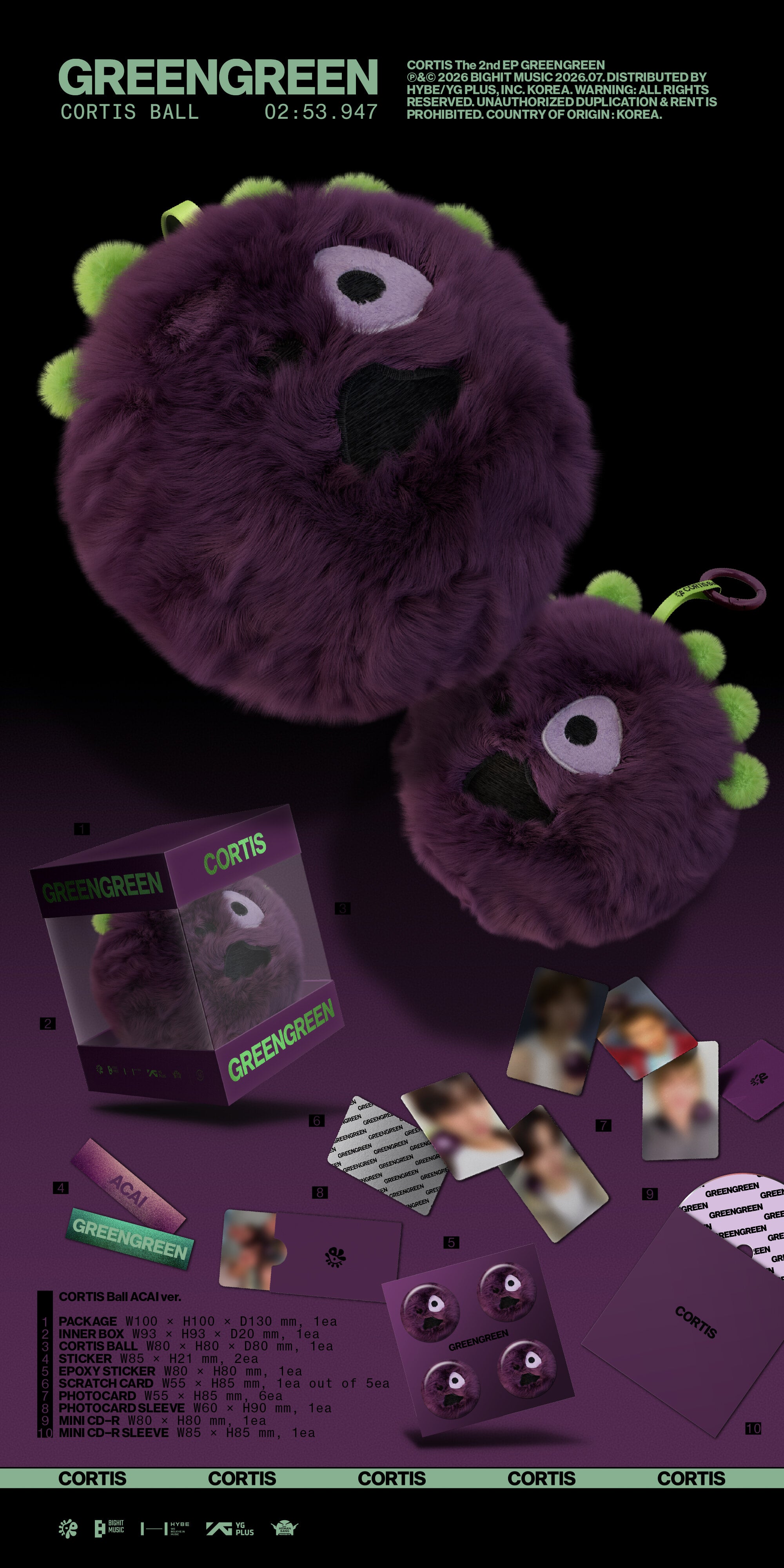 CORTIS CORTIS BALL VER – IPDEOK MERCH ENTERPRISE (003579791-A)