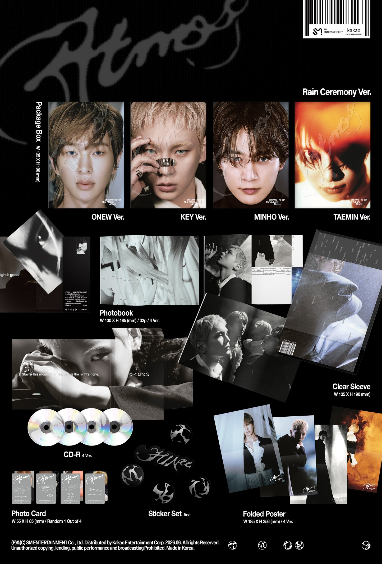 [PREORDER] SHINee <ATMOS> RaIn Ceremony Ver